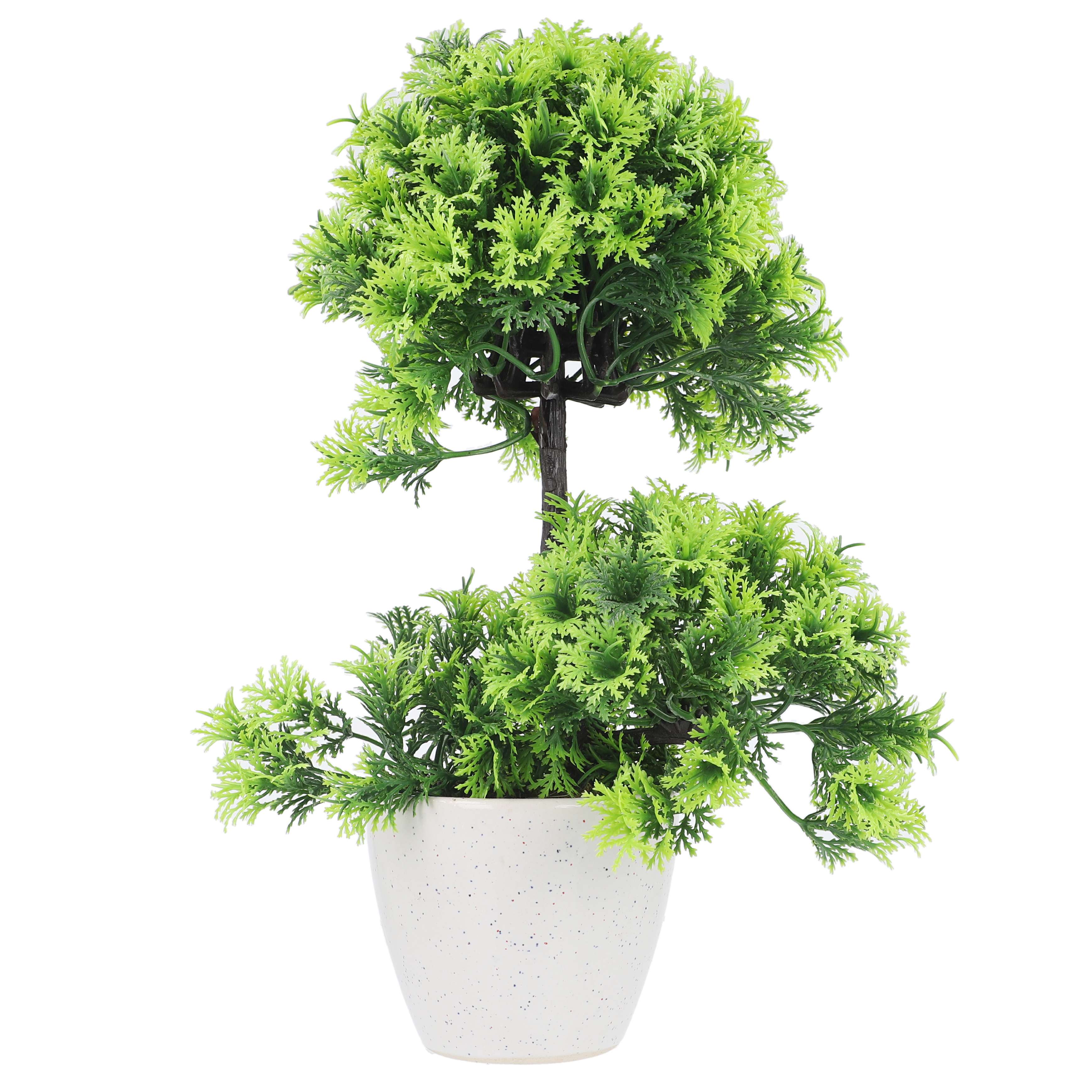Artificial Bonsai Plant with Ceramic Pot
