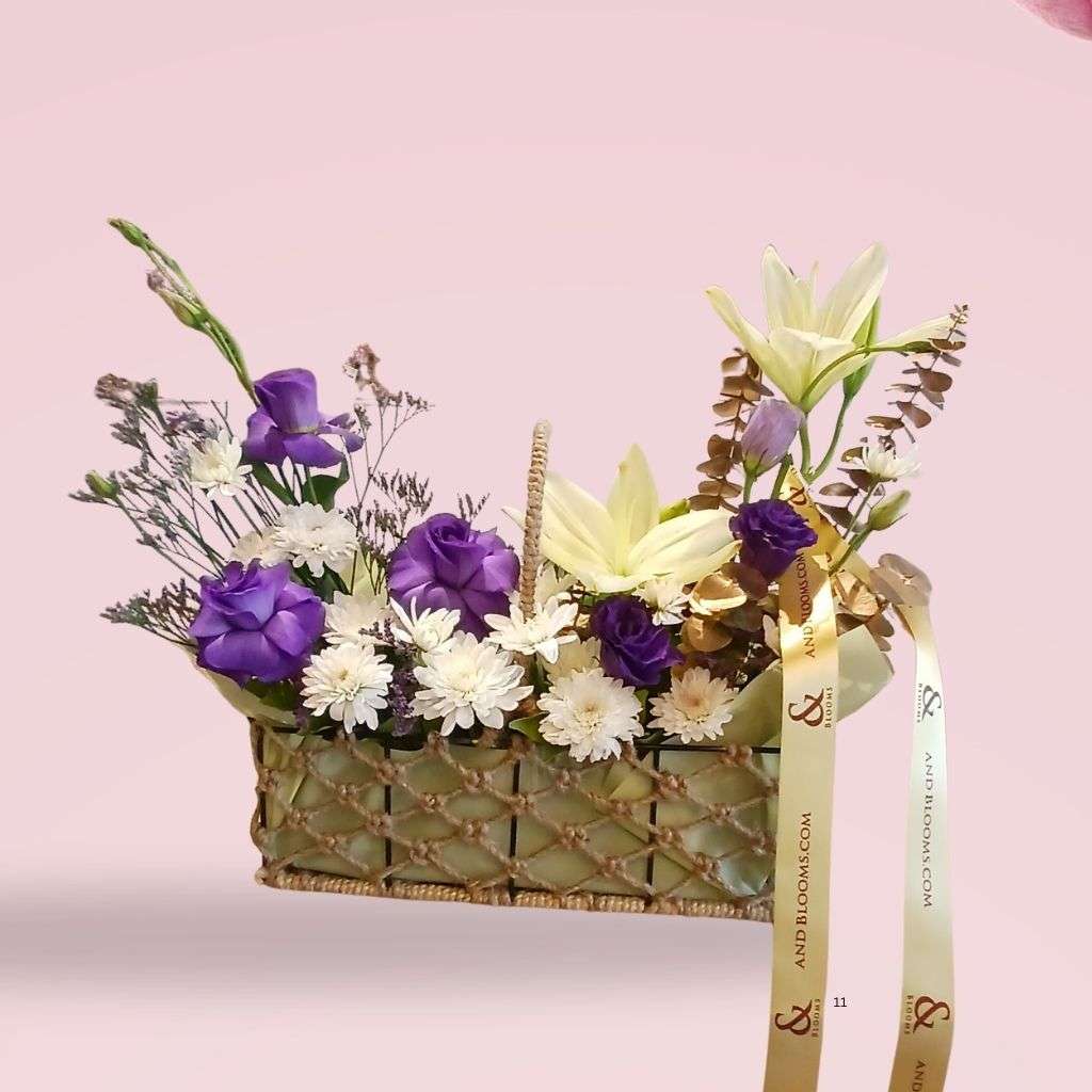 Lavender Whisper Basket