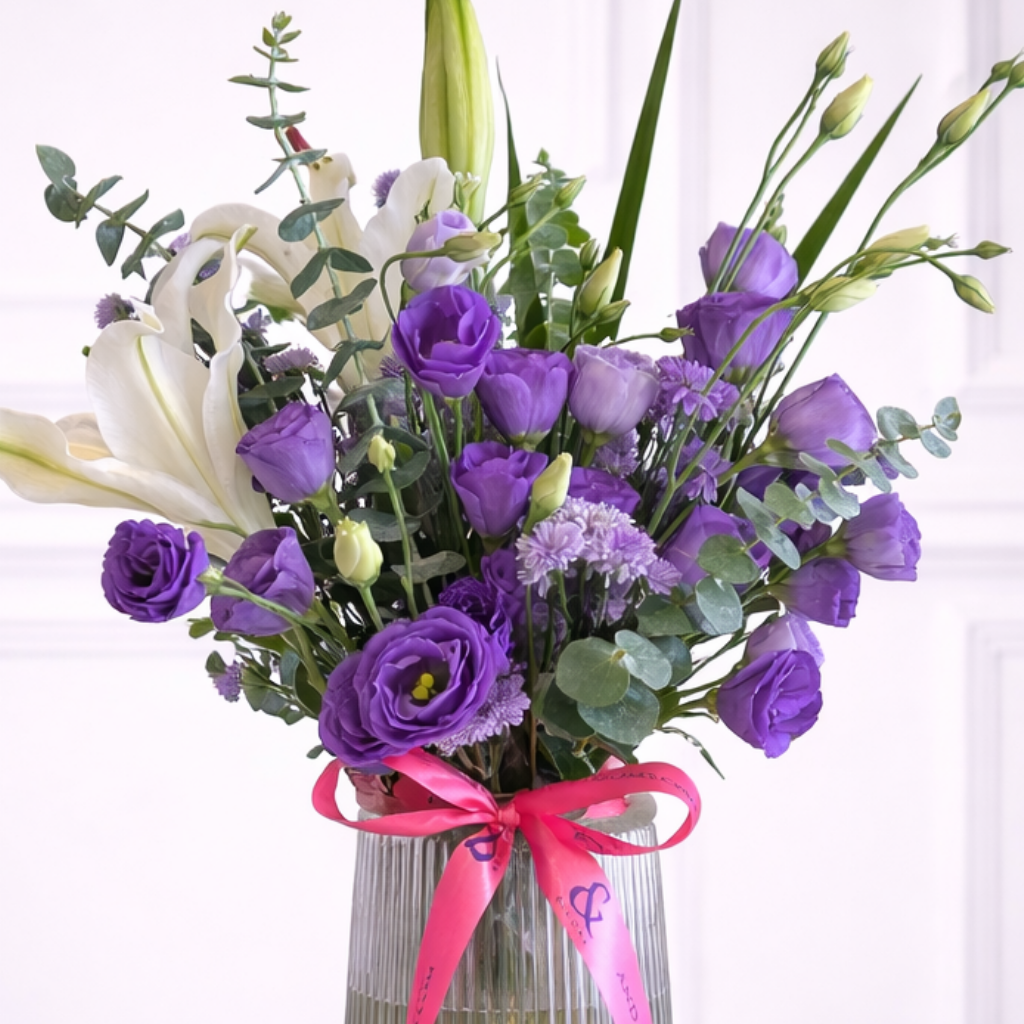 Violet Poetry Vase Thumbnail 2