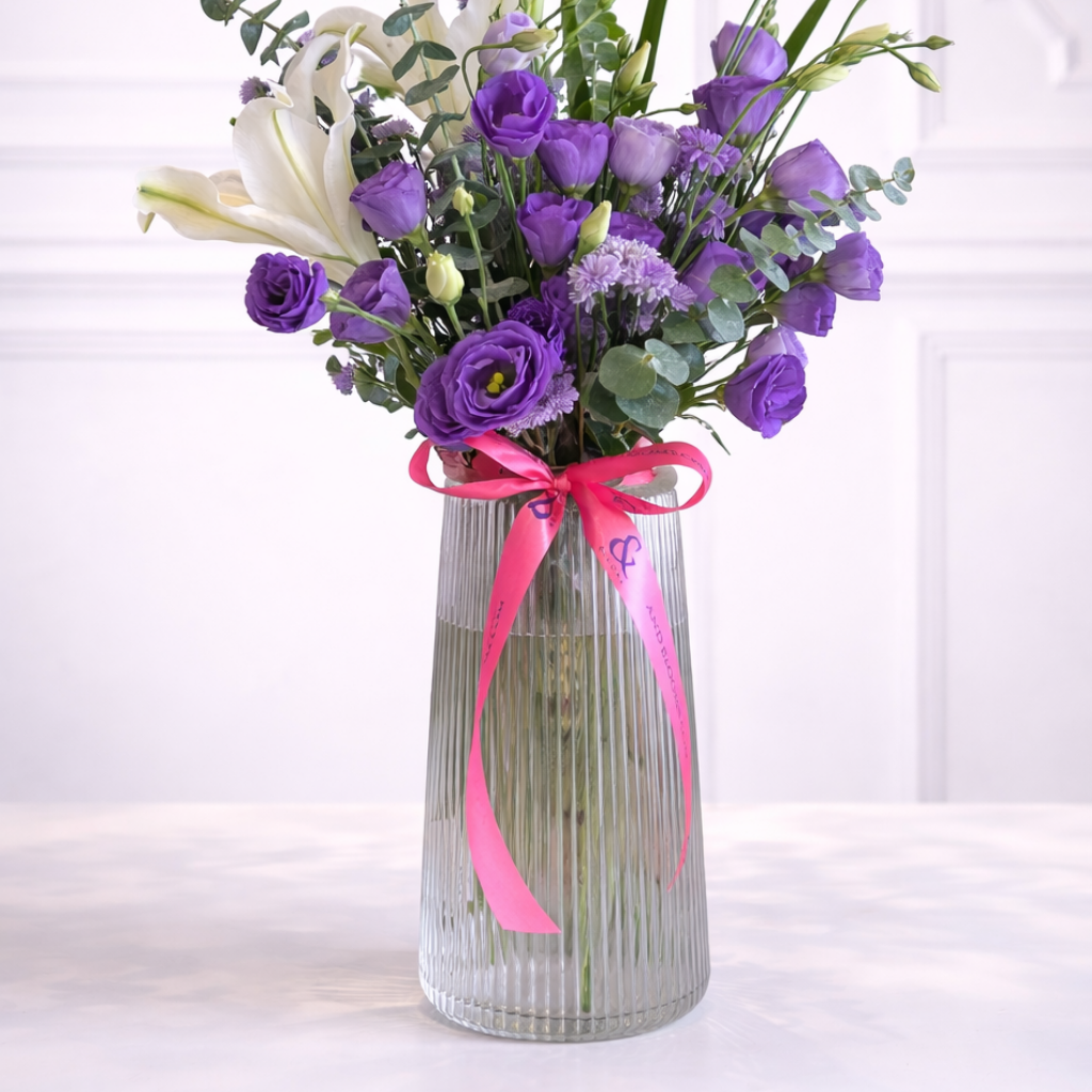 Violet Poetry Vase Thumbnail 3