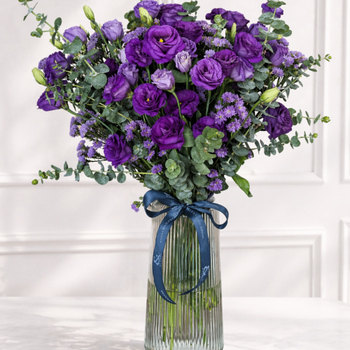 Violet Poetry Vase