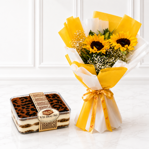 Classic Sunflowers & Tiramisu