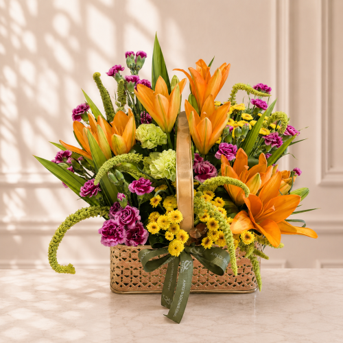 Lily Garden Basket